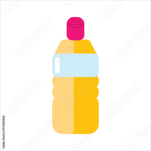 An illustration of a bottle of cooking oil, essential for various recipes.