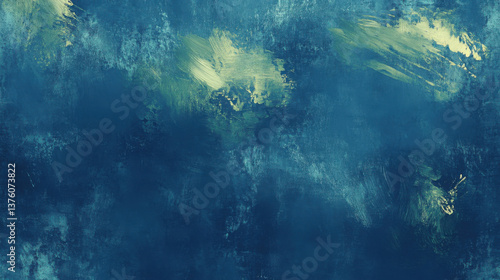 A modern blue wallpaper with pastel gradients of green, yellow, and light blue, creating an elegant and smooth transition of colors,A minimalist blue wallpaper with subtle hints of light green and yel