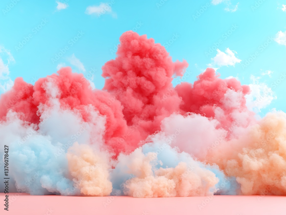 Pastel Cloudscape with Dreamy Sky. (3) Pastel Cloudscape with Dreamy Sky. (3)