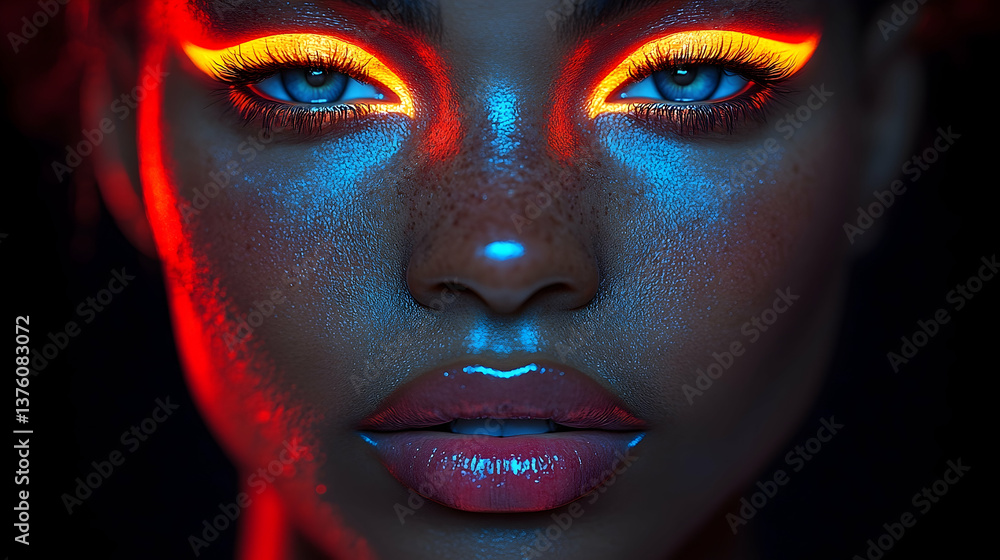 Luminous makeup portrait Luminous makeup portrait