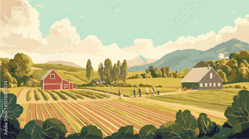 vineyard in tuscany