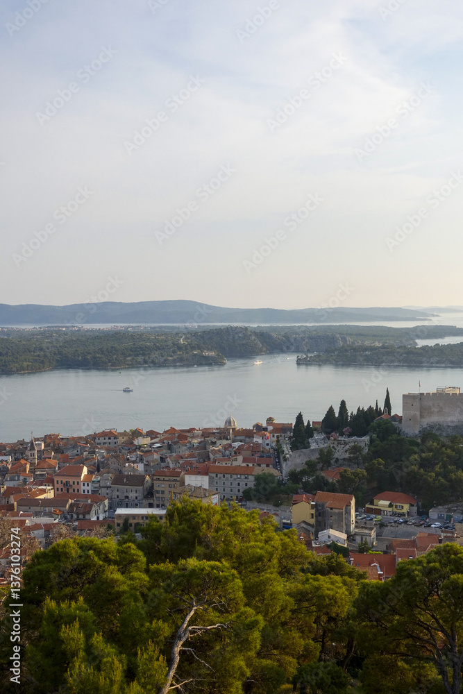 Abendstimmung, Sibenik, Dalmatien, Kroatien