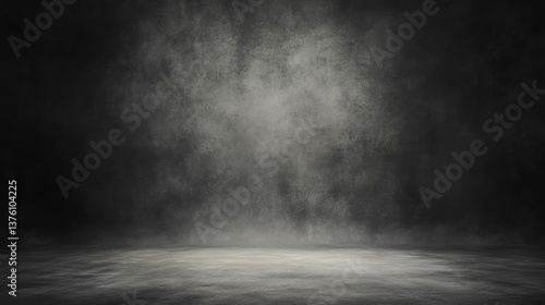 Dark Moody Room with Foggy Atmosphere: A Dramatic Backdrop