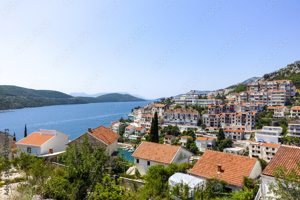 Badeort Neum, Bosnien-Herzegowina, der einzige Meer Zugang des L