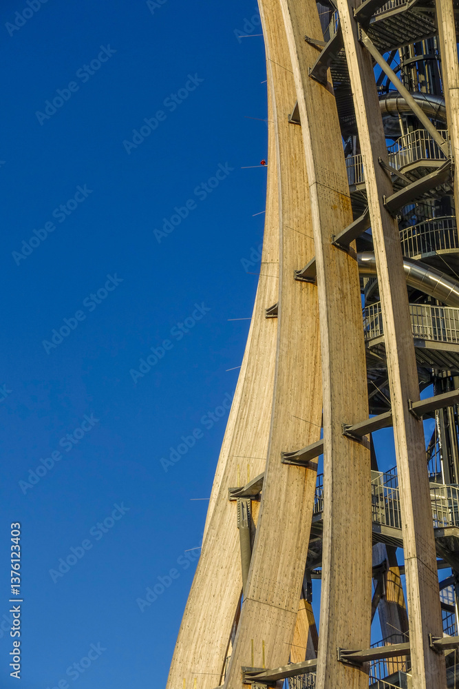 Aussichtsturm aus Holz, Pyramidenkogel, Wörthersee, Kärnten, ?