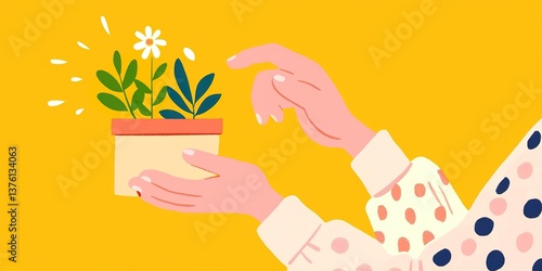 A nurturing pair of hands g...