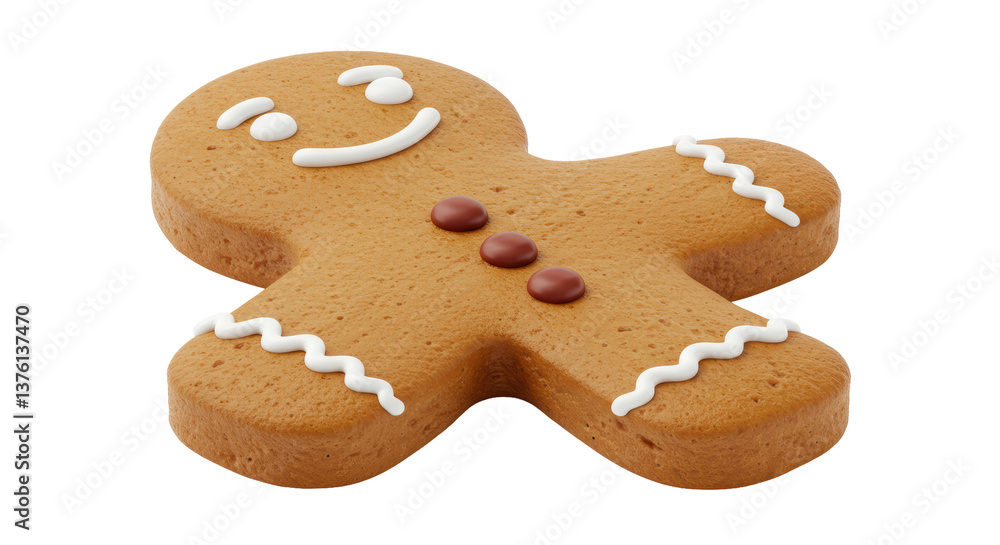 Isolated Gingerbread Man Isolated Gingerbread Man