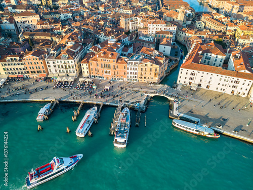 Aerial view of Venezia Grand Canal