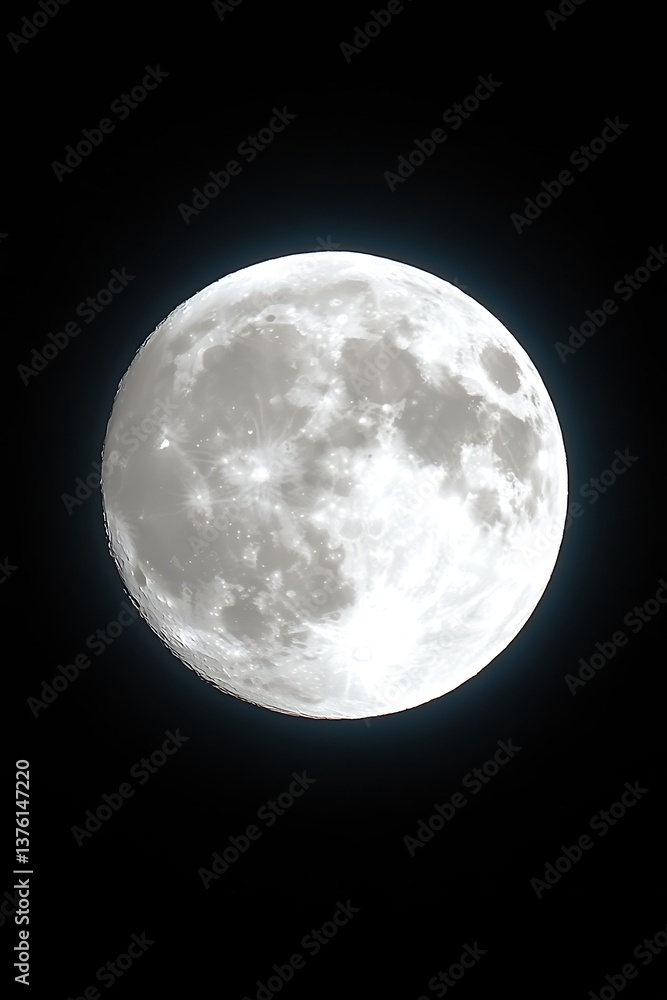Full Moon Night Sky. Full Moon Night Sky.