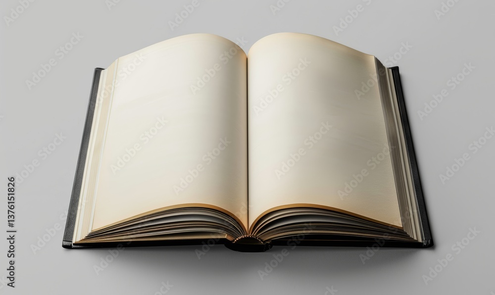 Mockup of an A4 book, open, lying face down, black-bound, top viewMockup of an A4 book, open, lying face down, black-bound, top view Mockup of an A4 book, open, lying face down, black-bound, top viewMockup of an A4 book, open, lying face down, black-bound, top view