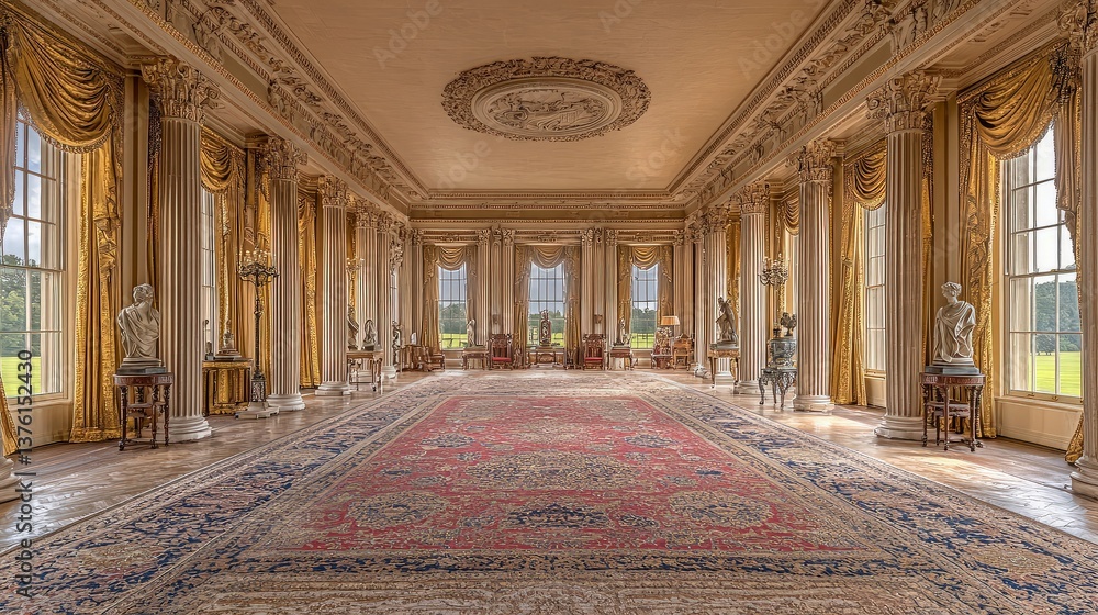 Obraz premium Grand Mansion Hall, Interior View