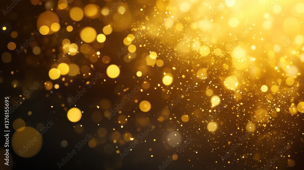Abstract gold background, glamour bokeh, luxury background illustration Abstract gold background, glamour bokeh, luxury background illustration