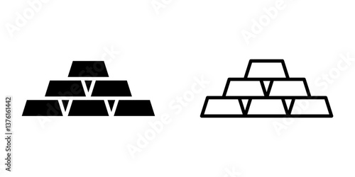 Gold icon on white background