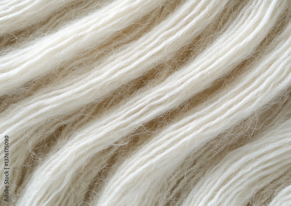 White yarn texture close-up White yarn texture close-up
