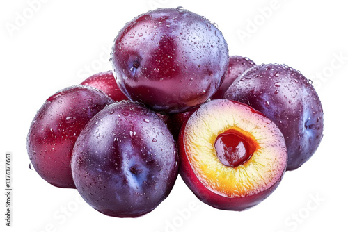 Foto plums juicy fruit still life photography