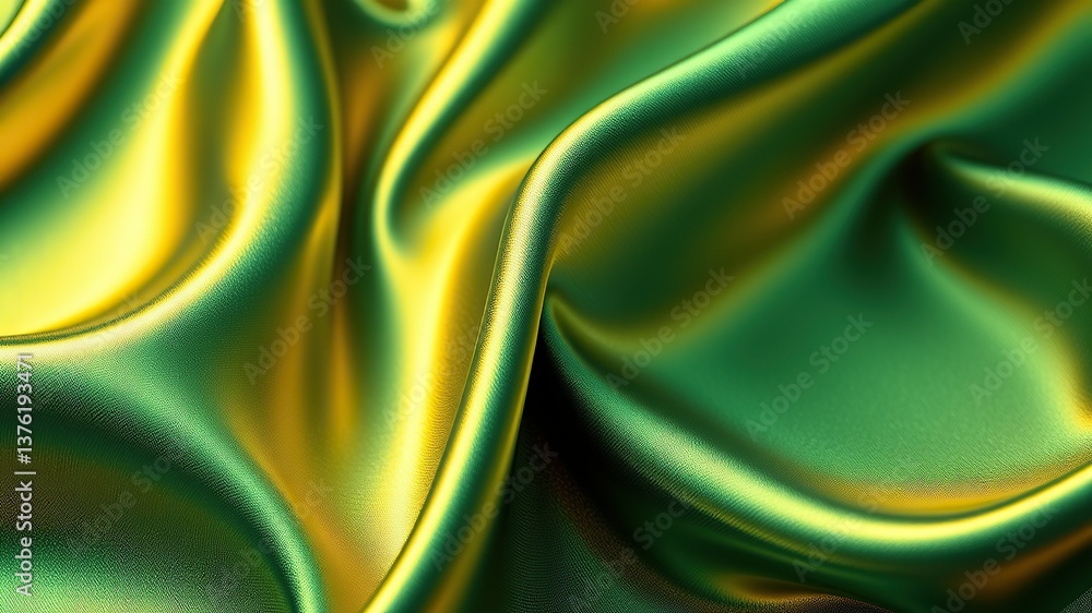 Obraz premium Silver holographic foil. Abstract chrome waves background. Hologram texture. Premium quality. Modern design. abstract 3d wave background