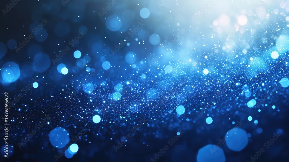 Blue Glow Particles in Abstract Gradient Lighting, Symbolizing Creativity and Innovation Blue Glow Particles in Abstract Gradient Lighting, Symbolizing Creativity and Innovation