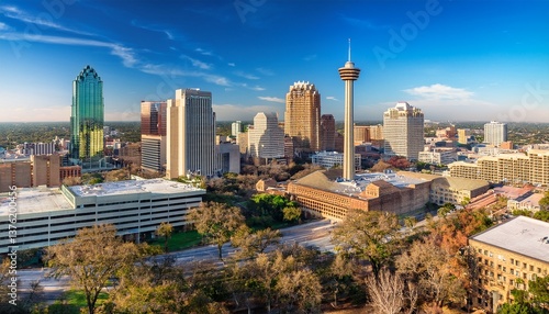 san antonio texas usa downtown skyline