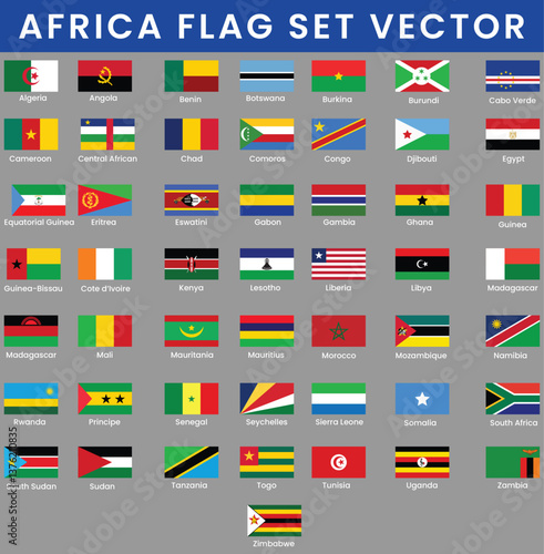 Africa Flags Collection Vector, Illustration & Editable Designs Free Download Africa Flags Collection Vector, Illustration & Editable Designs - GFXLoad