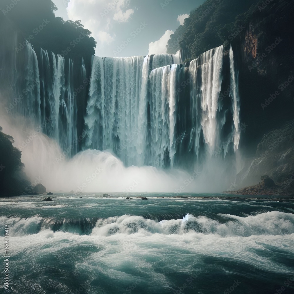 Fototapeta premium Over meters commanding atten