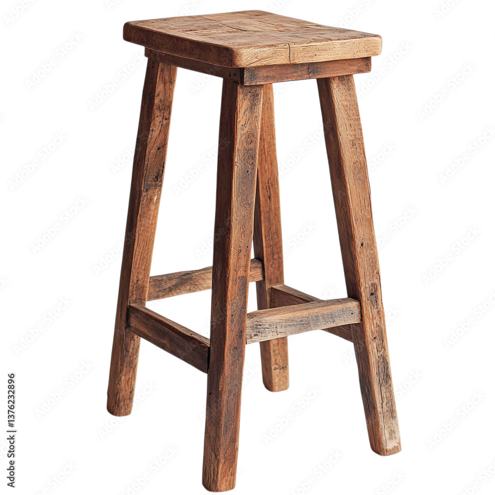 Zentique Weathered Natural Wood Stool PNG Image Zentique Weathered Natural Wood Stool PNG Image