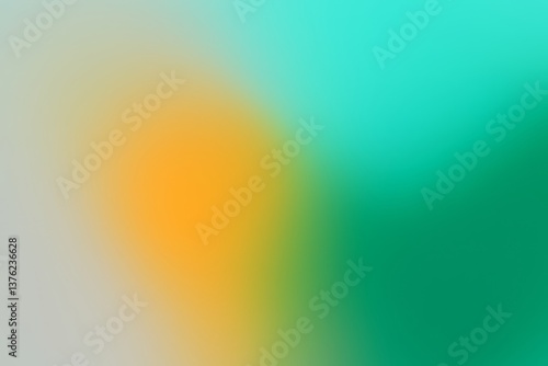 Smooth green and yellow gradient background with teal tones for modern abstract design. Abstract teal and yellow tones creating a calming color flow.