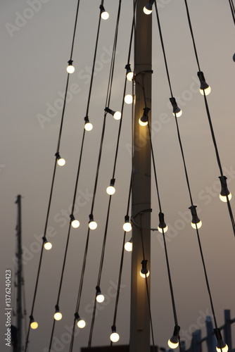 Wallpaper Mural Electric bulb decoration  Torontodigital.ca