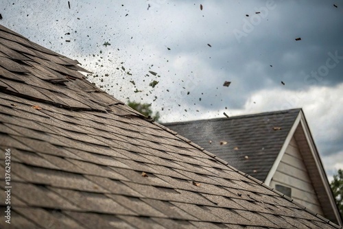 Roof Damage – Shingles Lifting in Strong Wind