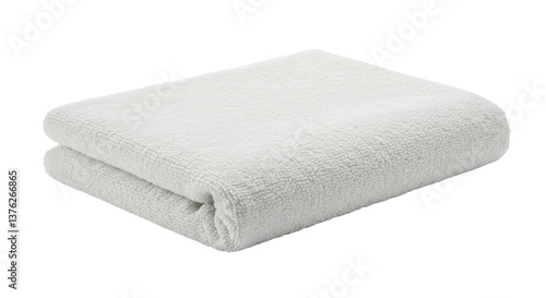 Isolated White Towel