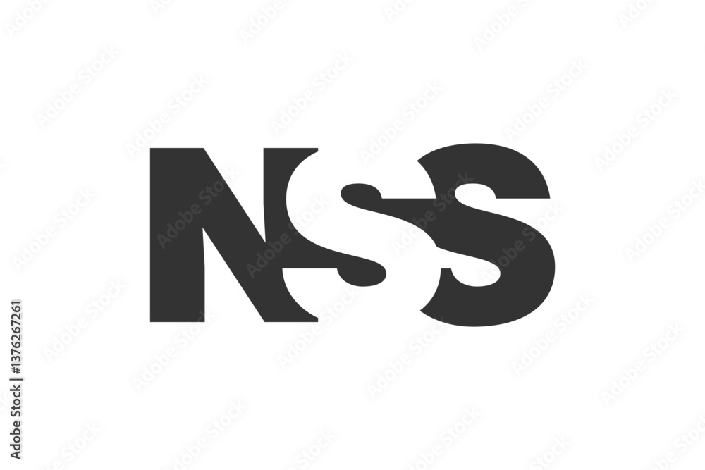 NSS logo design. Initial letter N S S bold font style for tech startups, consulting, corporate branding. Creative company name, headlines typography identity, trendy logotype. NSS logo design. Initial letter N S S bold font style for tech startups, consulting, corporate branding. Creative company name, headlines typography identity, trendy logotype.