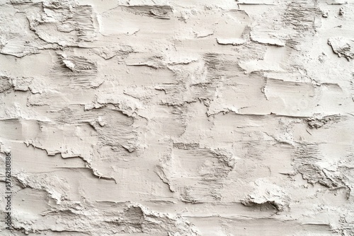Detailed close-up of an oriented strand board (OSB) panel with a light cream-grey finish, capturing the unique texture of wood fibers pressed together, creating a minimalist and industrial aesthetic.