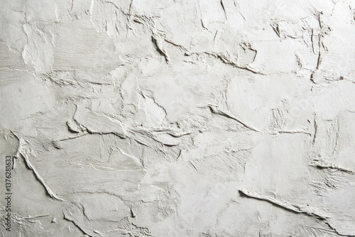 Detailed close-up of an oriented strand board (OSB) panel with a light cream-grey finish, capturing the unique texture of wood fibers pressed together, creating a minimalist and industrial aesthetic.