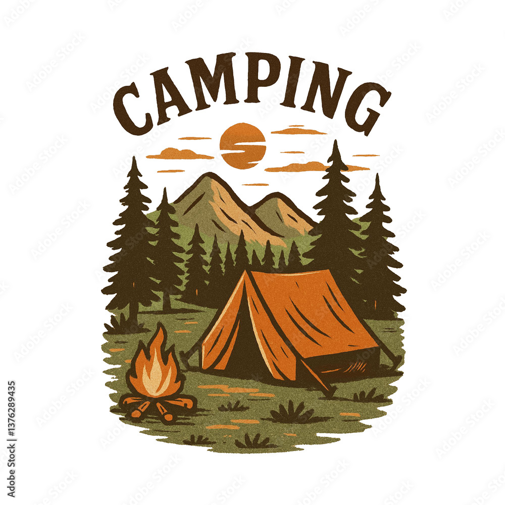 Cozy Camping Under the Sunset Cozy Camping Under the Sunset