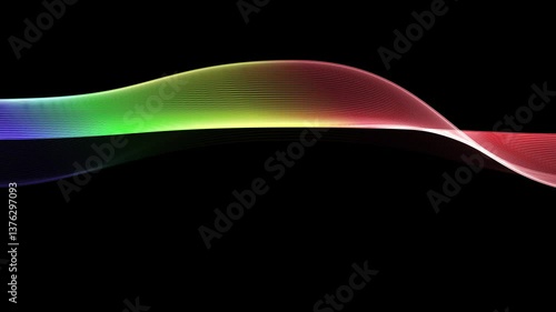 RGB Spectrum Wave background animation, spectrum wave animation