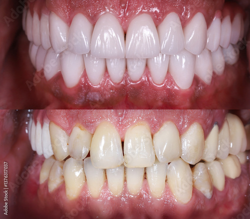 emax ceramic veneers before and after picture