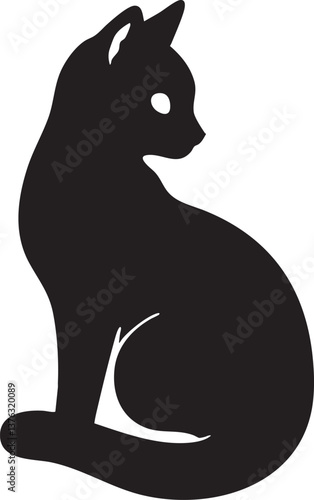 cat icon logo design