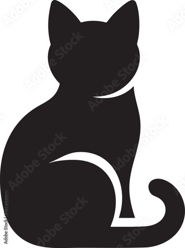 cat icon logo design