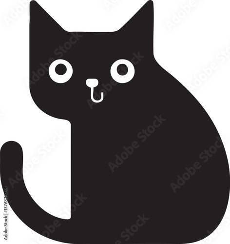 cat icon logo design
