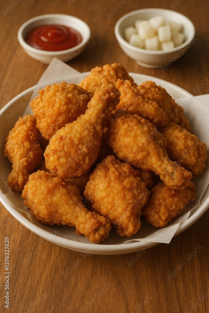 Crispy Fried Chicken Drumsticks
Crispy Fried Chicken Drumsticks