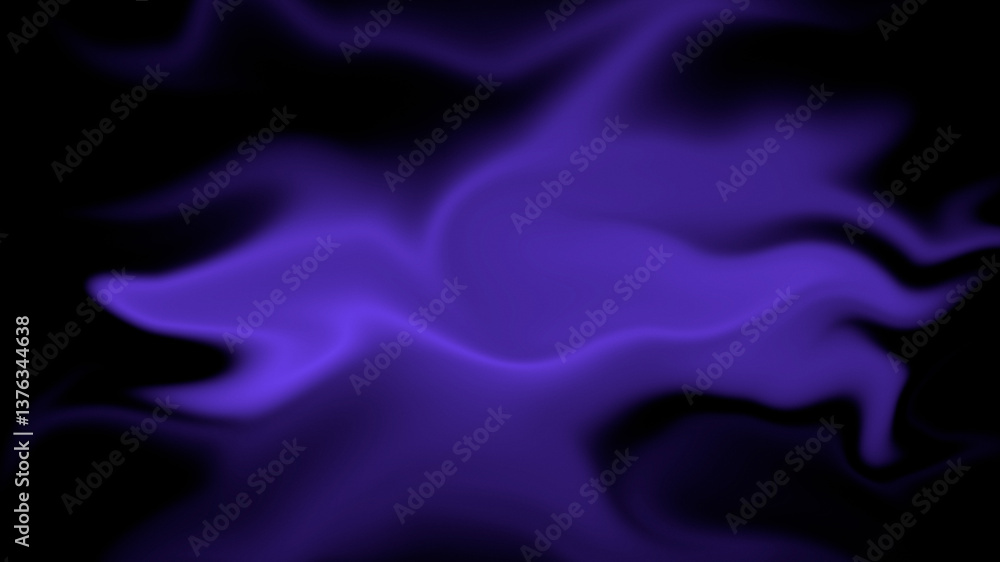 Fototapeta premium Abstract Purple Flowing Shapes
