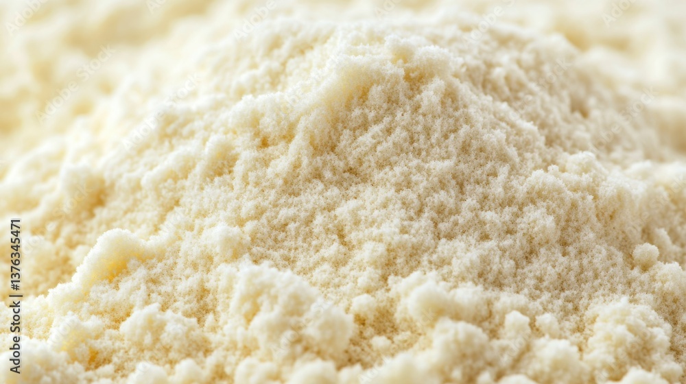 Vanilla Protein Powder Heap with Soft Granules Vanilla Protein Powder Heap with Soft Granules
