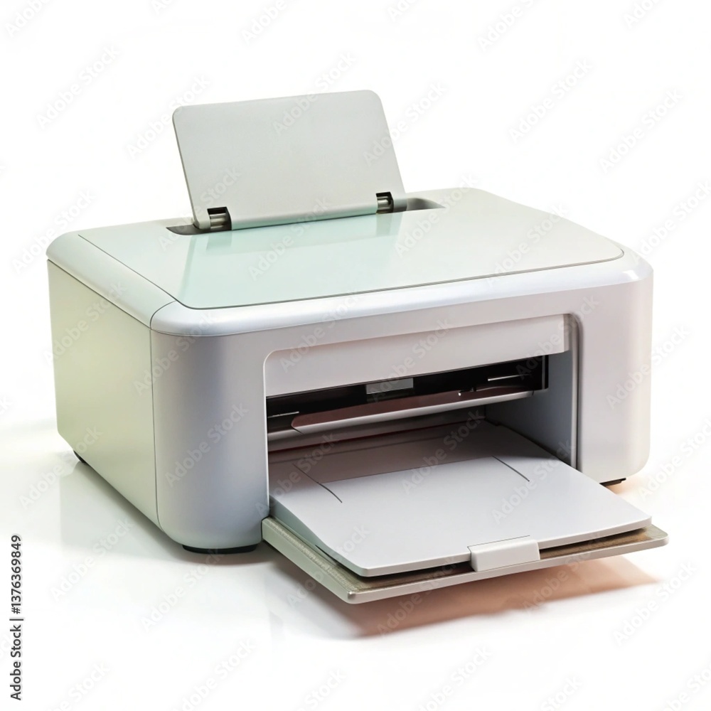 printer isolated on white printer isolated on white