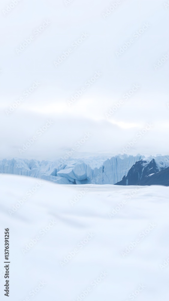 Obraz premium Ethereal Winter Landscape
