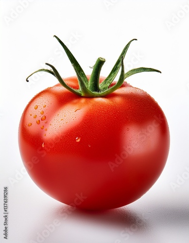 Wallpaper Mural tomato on white background Torontodigital.ca