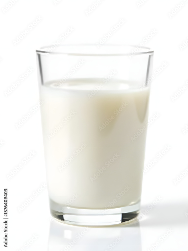A Small Glass Containing White Liquid From A Domesticated Mammal Commonly Consumed For Nutrition By Humans Around The W A Small Glass Containing White Liquid From A Domesticated Mammal Commonly Consumed For Nutrition By Humans Around The W