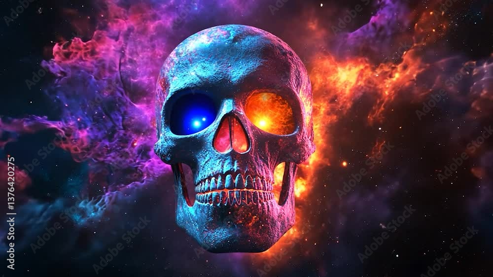 Cosmic Skull: A Nebula's Embrace Cosmic Skull: A Nebula's Embrace