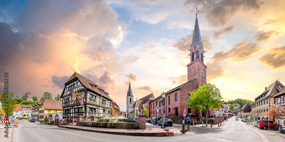 Fototapeta premium Altstadt, Weingarten, Deutschland 