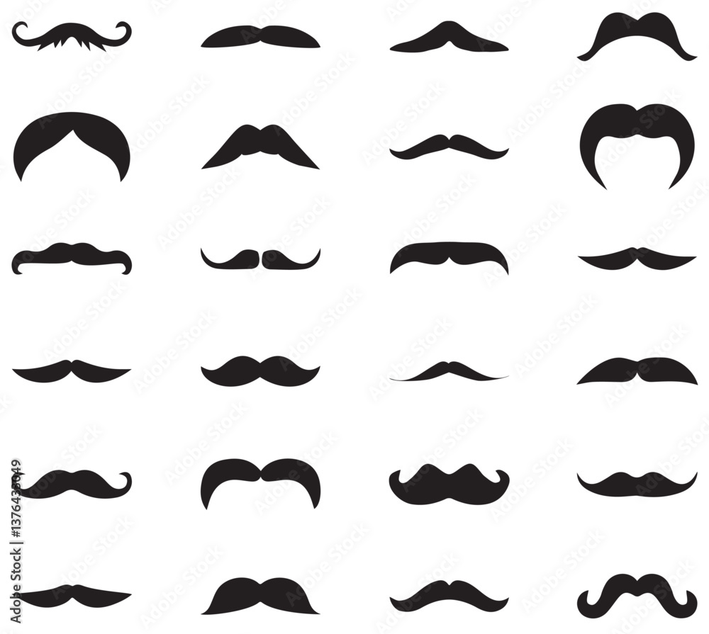 set of mustaches. set of mustache vector. set of mustache set of mustaches. set of mustache vector. set of mustache