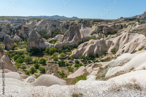 Goreme National Park, Nevsehir city surroundings, Cappadocia, UNESCO World Heritage Site, Turkey.