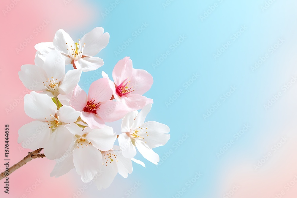 Spring Cherry Blossoms Pastel Spring Cherry Blossoms Pastel